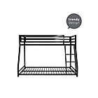 Alternate image 12 for Mason Twin Over Full Metal Bunk Bed in Black
