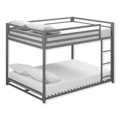 Mason Full Over Full Bunk Bed in Silver