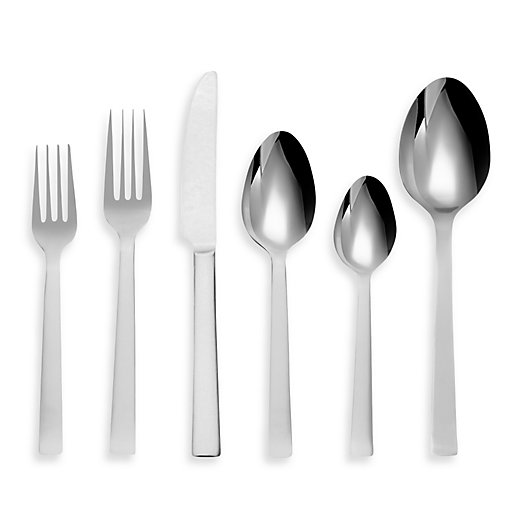 Alternate image 1 for Ginkgo Norse 42-Piece Stainless Steel Flatware Set