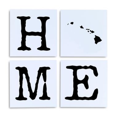 North Carolina 8-Inch x 8-Inch Block Framed Wall Art in White (Set of 4). View a larger version of this product image.