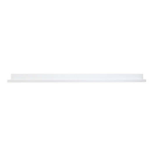 Alternate image 1 for 60-Inch Floating Shelf Ledge in White