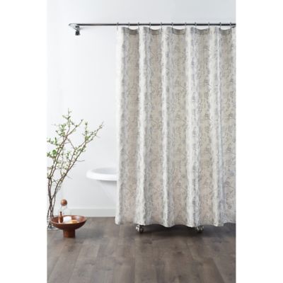 Croscill Sloan 72X72” Shower Curtain in Silver New In Packaging Croscill Sloan 72X72” Shower Curtain in Silver New In Packaging