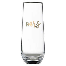 Lillian Rose™ "Mrs." Stemless Champagne Glass