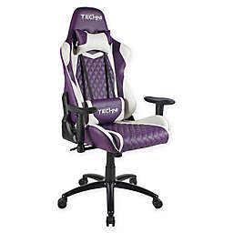 Techni Sport® Polyurethane Swivel Chair in Purple