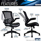 Alternate image 5 for Techni Mobili Stylish Mid-Back Mesh Office Chair with Adjustable Arms in Black