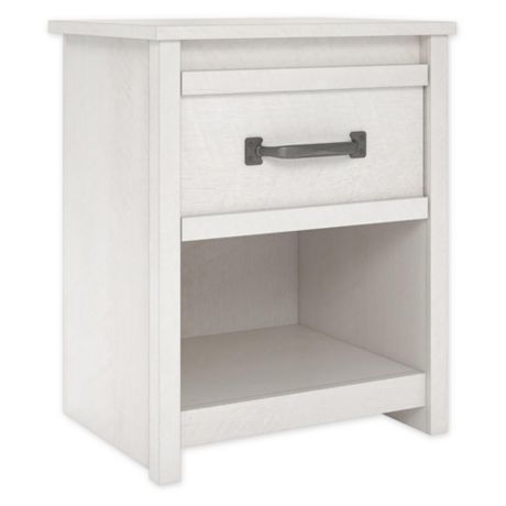 Ameriwood Lake Ave Nightstand In Ivory Oak Bed Bath Beyond