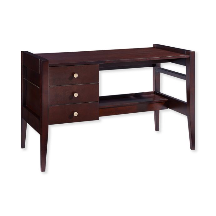 Southern Enterprises C Manderson Writing Desk In Espresso Bed