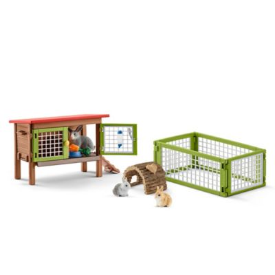 schleich bunny hutch