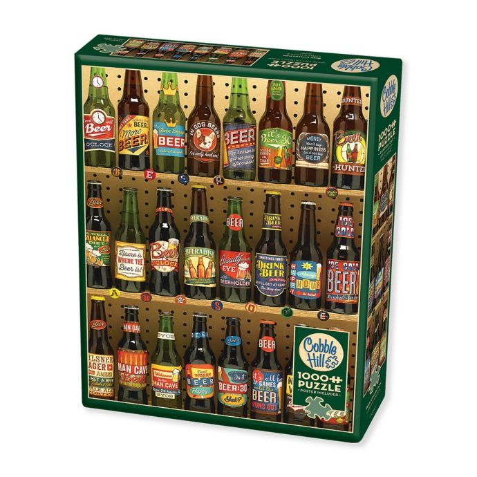 Beer Collection 1000Piece Jigsaw Puzzle with Poster Bed Bath & Beyond
