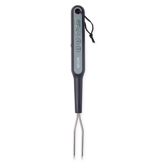 Taylor® Digital Fork Thermometer in Black Bed Bath and Beyond Canada