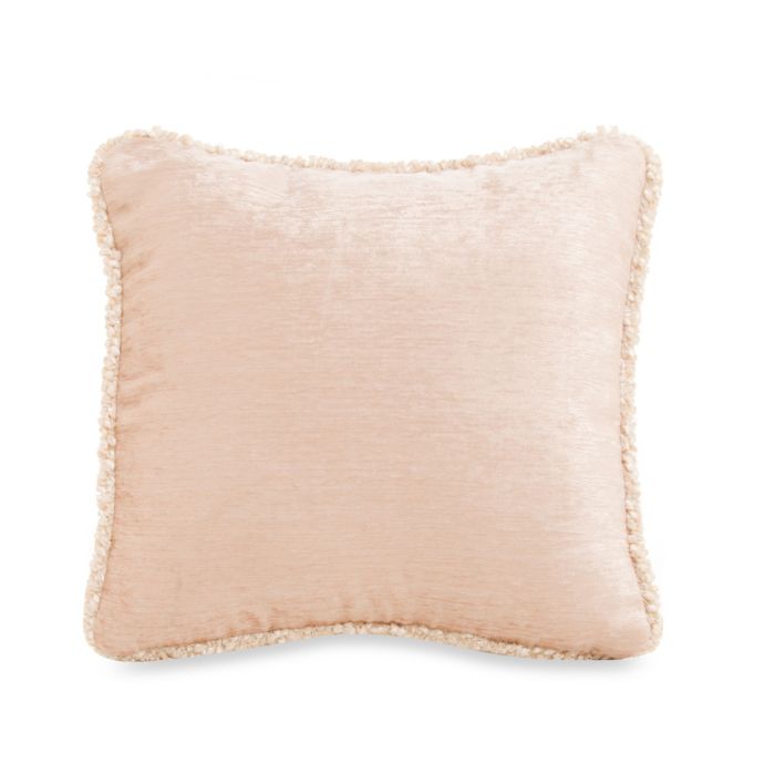 Glenna Jean Victoria Velvet Throw Pillow in Tan Bed Bath and Beyond Canada