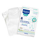 Alternate image 0 for Mustela Size 6-12M Soothing Pajamas for Extremely Dry to Eczema-Prone Skin in White