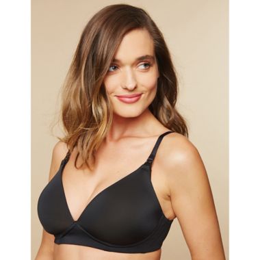Motherhood&reg; Maternity 38C Wireless Maternity and Nursing Bra in Black. View a larger version of this product image.