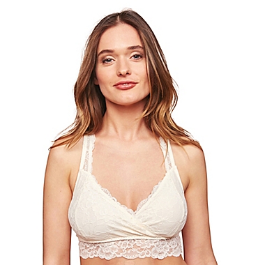 Motherhood Maternity&reg; Large Racerback Maternity and Nursing Sleep Bra in Egret. View a larger version of this product image.