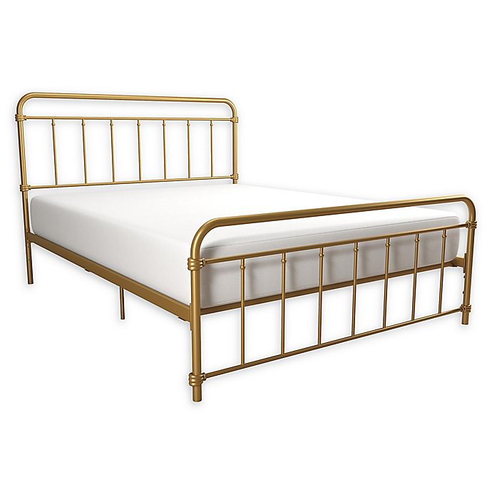Wyn Metal Platform Bed Bath Beyond, Full Size White Metal Platform Bed Frame