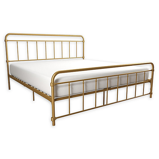 Wyn Metal Platform Bed Bath Beyond, Gold Metal Bed Frame