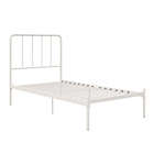 Alternate image 12 for Arya Twin Metal Platform Bed in White