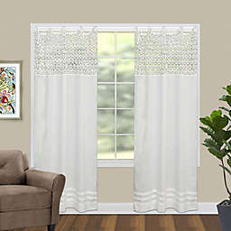 Crochet Envy Window Curtain Panels and Valance
