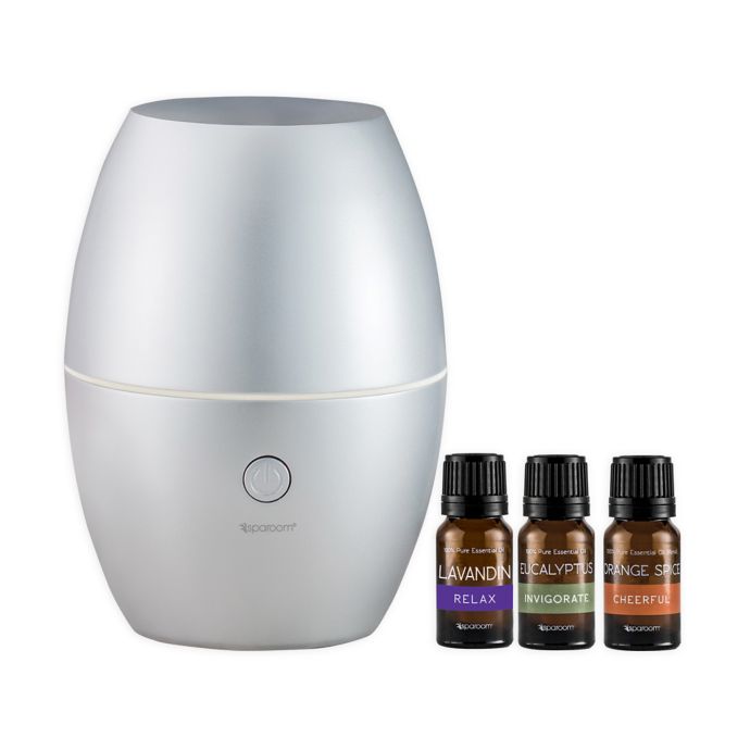 SpaRoom® 3.38 oz. Mistifier Aroma Diffuser with 3Pack Essential Oil