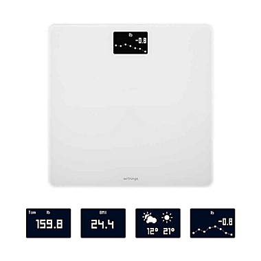 Withings Body Weight &amp; BMI Wi-Fi Smart Scale in White. View a larger version of this product image.