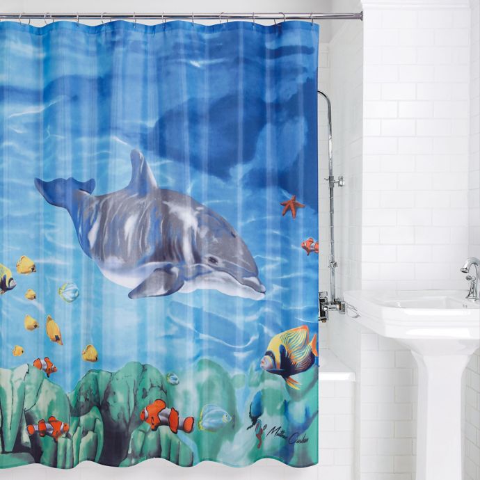 tropical fish shower curtain hooks at walmart