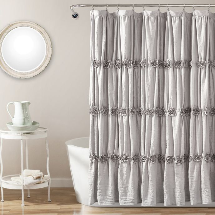 Rosettes-Shower-Curtain-in-Grey-|-Bed-Bath-&-Beyond