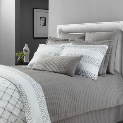 Downtown Company Urban Quilted Cotton Coverlet Set In Quarry Gray