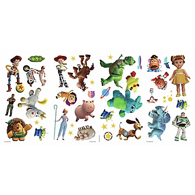 RoomMates&reg; 38-Piece Toy Story 4 Peel &amp; Stick Medium Wall Decal Set. View a larger version of this product image.