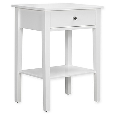 Finch Sloan Side Table in White. View a larger version of this product image.