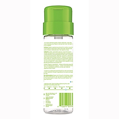 Babyganics&reg; 5 fl. oz. Infant No-Rinse Micellar Cleanser Fragrance-Free. View a larger version of this product image.