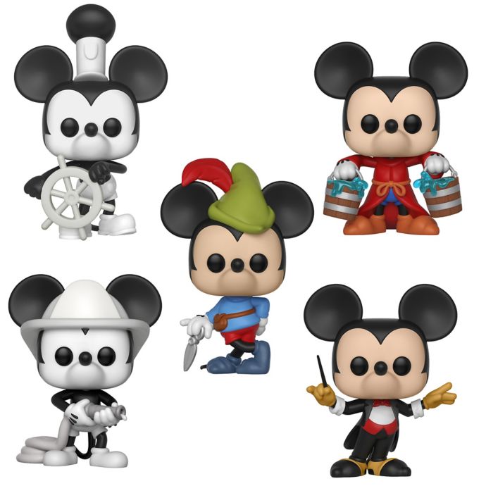 mickey mouse funko pop 5 pack