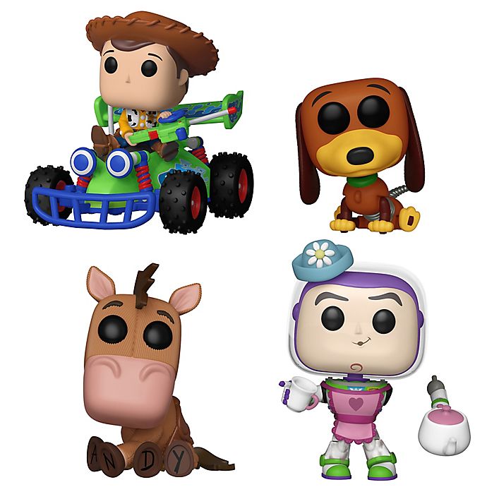 Funko Pop Disney Toy Story 4 Pack Collectible Figurine Set Bed