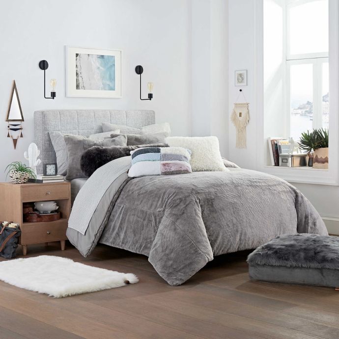 2 Pc Ugg Polar Twin Twin Xl Comforter Set Snow Faux Fur Warm Cozy