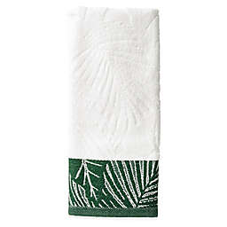 Indoor Garden Hand Towel in Green
