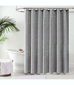Cortina de baño de poliéster Olivia UGG® de 1.82 x 1.82 m color gris