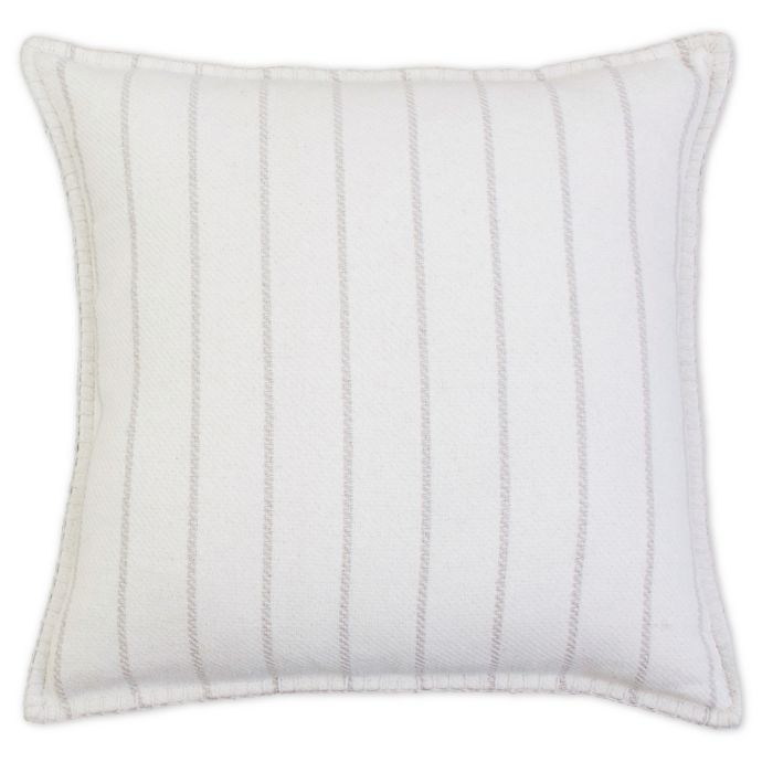 Tofu Michael Striped Square Throw Pillow In Grey Cabernet Bed Bath Beyond