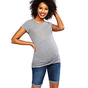 Motherhood Maternity&reg; Large Secret Fit Belly Bermuda Maternity Shorts in Dark Wash