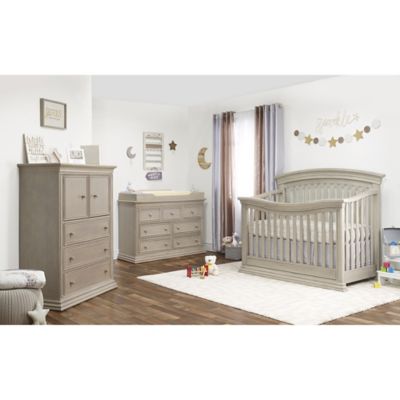 sorelle providence nursery furniture collection in heritage fog