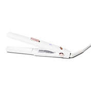 T3 SinglePass Compact Travel Styling Flat Iron with Cap in White/Rose Gold