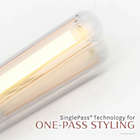 Alternate image 2 for T3 SinglePass Compact Travel Styling Flat Iron with Cap in White/Rose Gold