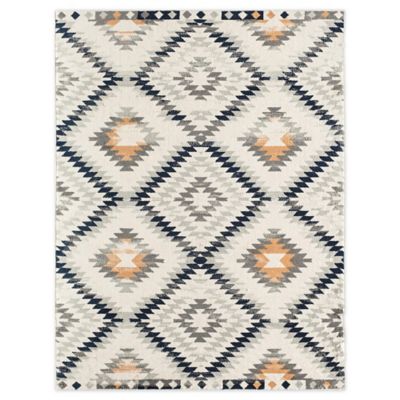 CosmoLiving Cyprus Pembroke Area Rug in Ivory/Gold