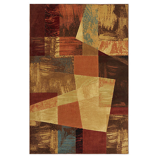 Home Dynamix Catalina Bismark Contemporary Geometric Abstract Area Rug,7'10x10'2 Rectangle,Brown/Beige 