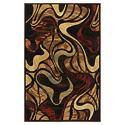 Home Dynamix Catalina Picasso Rug in Brown/Black/Beige