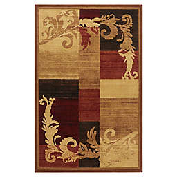 Home Dynamix Catalina Pierre 7'10 x 10'2 Area Rug in Brown/Red