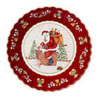 Alternate image 0 for Villeroy &amp; Boch Toy&#39;s Fantasy Santa on Rooftop Large Bowl in Red