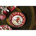 Alternate image 3 for Villeroy &amp; Boch Toy&#39;s Fantasy Santa on Rooftop Large Bowl in Red