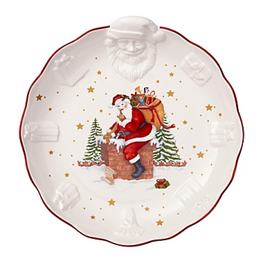Villeroy &amp; Boch Toy&#39;s Fantasy Santa Relief Large Bowl in White. View a larger version of this product image.