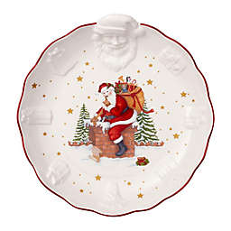 Villeroy & Boch Toy's Fantasy Santa Relief Large Bowl in White