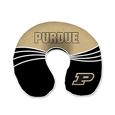 Purdue University Wave Memory Foam U-Neck Travel Pillow. View a larger version of this product image.