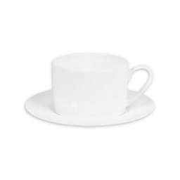 Nevaeh White® by Fitz and Floyd® Grand Rim Cups and Saucers (Set of 6)